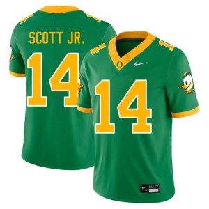 Oregon Mens College Football Aaron Scott Jr. #14 Green 2026 Jersey 387212-716