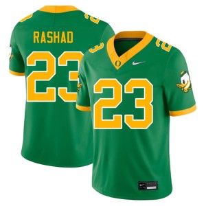 University of Oregon Ahmad Rashad Green #23 College Football Men Embroidery Jersey 479074-282