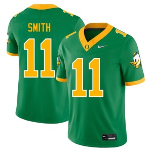 The Ducks Mens College Football Official #11 Akili Smith Green Jerseys 593342-540