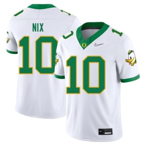 Oregon College Football Men Replica #10 White Bo Nix Jerseys 171840-173