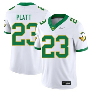 Oregon Ducks Brayden Platt White #23 Mens College Football 2026 Jersey 431902-141