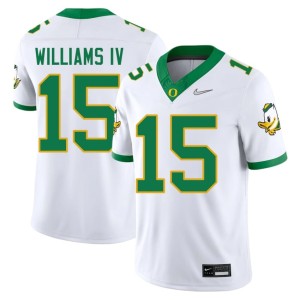 The Ducks College Football Player White Mens Carl Williams IV #15 Jersey 572648-270
