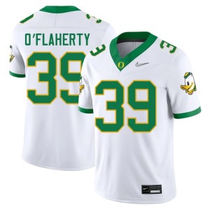 Oregon Ducks High School College Football Cormac O'Flaherty White #39 Mens Jerseys 945253-125
