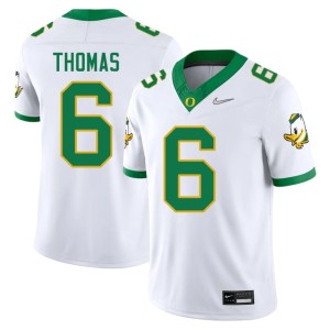 Oregon De'Anthony Thomas White Men's College Football NCAA #6 Jersey 638585-749