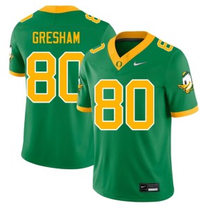 UO Dillon Gresham #80 College Football University Men's Green Jerseys 176861-528