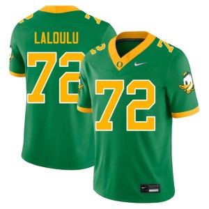 Oregon Limited College Football Green Iapani Laloulu Mens #72 Jerseys 305183-437