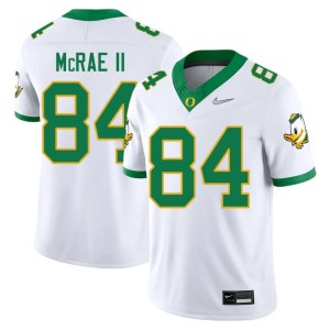 Oregon White #84 Game College Football Men Jovon McRae II Jerseys 237512-799