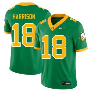 University of Oregon Men College Football Kendre Harrison Green #18 Player Jerseys 400013-793