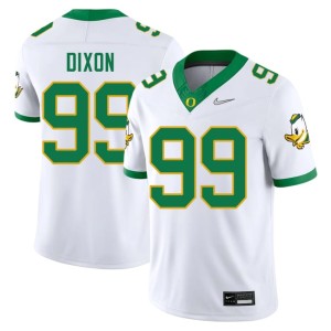 University of Oregon #99 White Markus Dixon Men's College Football Alumni Jerseys 711243-322