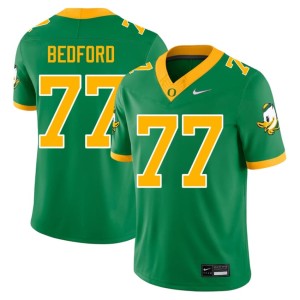 The Ducks #77 Limited College Football Matthew Bedford Green Men Jersey 169600-190