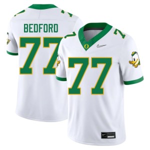 UO College Football Matthew Bedford Mens NCAA White #77 Jerseys 160696-347