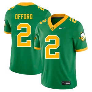 University of Oregon #2 2026-27 Na'eem Offord College Football Men Green Jerseys 187514-185