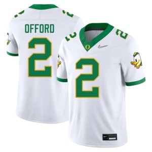 The Ducks #2 Alumni White Na'eem Offord Men College Football Jersey 697709-501