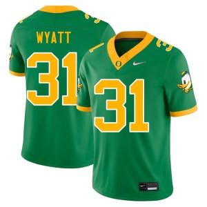 University of Oregon Men's 2026 Nasir Wyatt #31 College Football Green Jerseys 313856-614