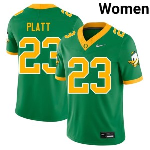 UO Brayden Platt 2026 Green Womens College Football #23 Jersey 792673-282