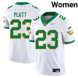 UO College Football Brayden Platt Womens Stitched #23 White Jerseys 232100-935