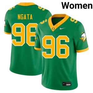 Oregon #96 Haloti Ngata Green 2026 Women's College Football Jerseys 926165-238