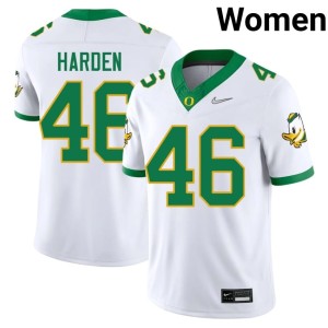 Oregon Womens Jay Harden #46 White College Football Stitched Jerseys 946441-600