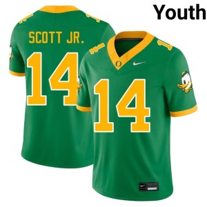Ducks Limited College Football Aaron Scott Jr. #14 Green Youth Jersey 884517-106