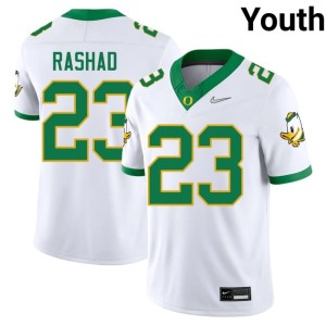 University of Oregon College Football Alumni White Youth #23 Ahmad Rashad Jerseys 387561-146