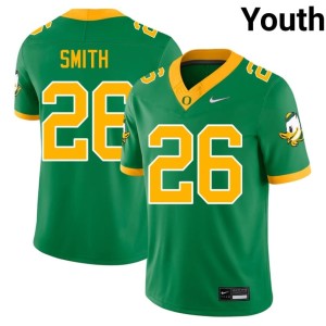 Ducks #26 Brandon Smith Green Official Youth College Football Jersey 847819-627
