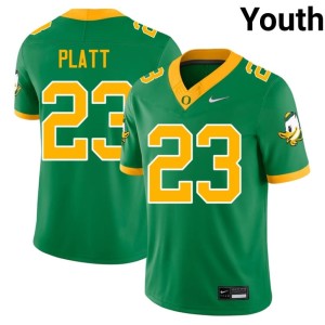 Oregon High School Youth College Football Green #23 Brayden Platt Jerseys 600552-891