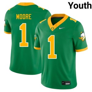 Ducks #1 Green Limited Youth College Football Dakorien Moore Jersey 763180-910