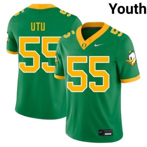 Ducks College Football Green Douglas Utu Youth High School #55 Jersey 553126-476