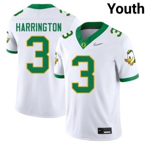 The Ducks #3 2026-27 White Joey Harrington College Football Youth Jerseys 876600-930