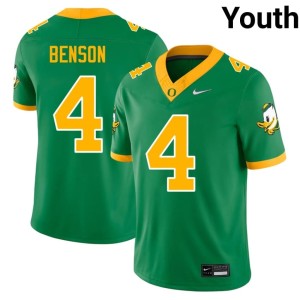 Oregon Player Green College Football #4 Youth Malik Benson Jersey 815388-962
