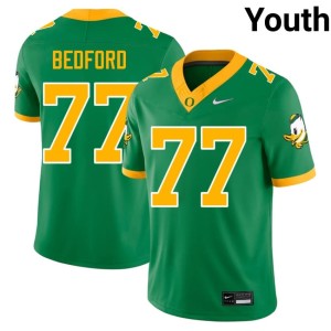 Ducks Youth College Football Green Matthew Bedford #77 2026-27 Jerseys 757946-795
