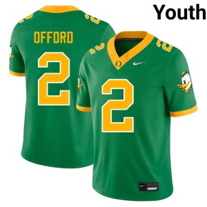 Oregon Ducks Na'eem Offord #2 Youth College Football Green High School Jerseys 208457-752