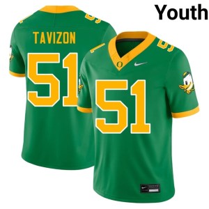 UO College Football #51 Green 2026 Youth Prince Tavizon Jerseys 668147-582