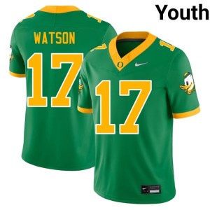 Oregon Green #17 College Football Youth Alumni Tre Watson Jersey 449648-646